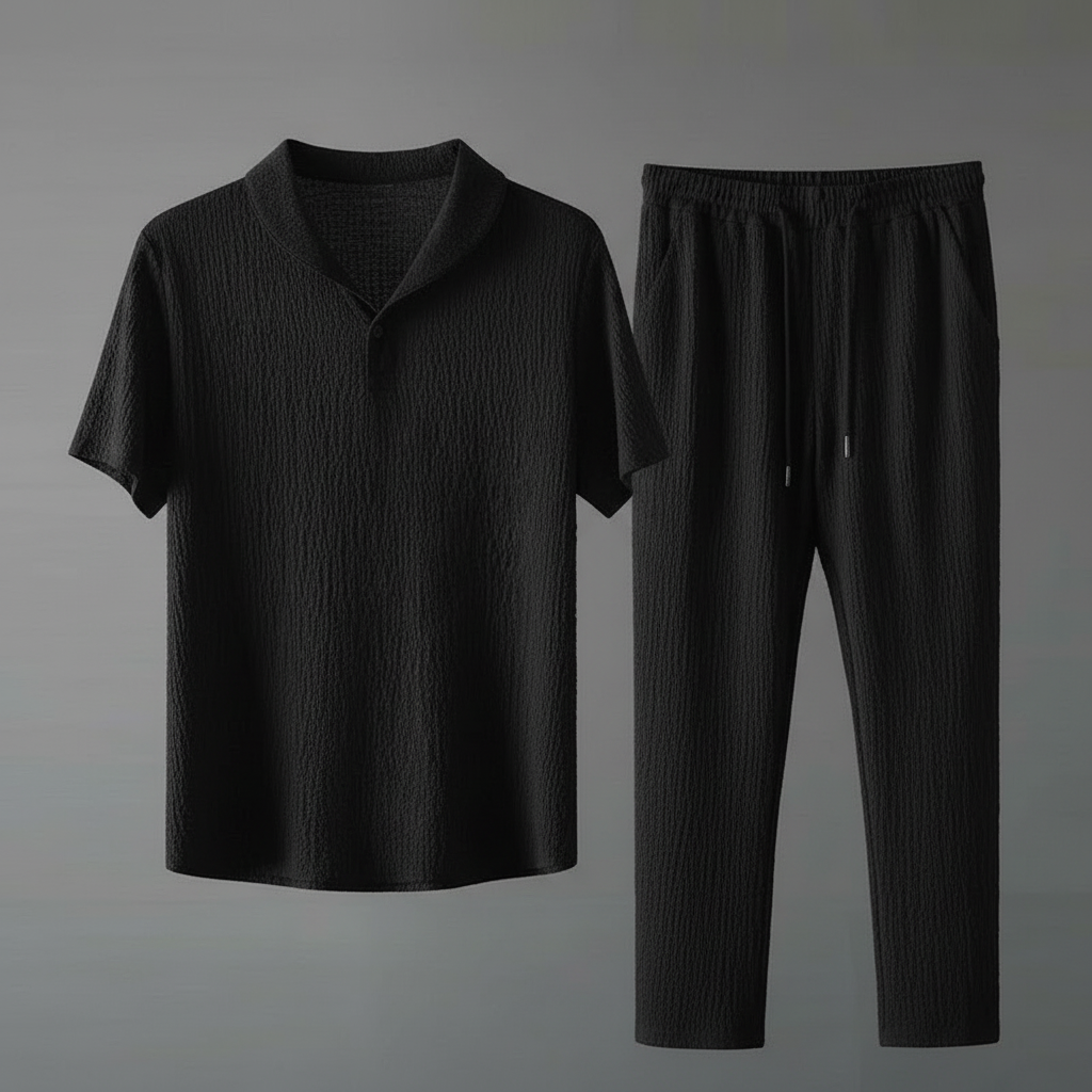 Lyno Conjunto Masculino Estiloso | Roupas Casuais Leves