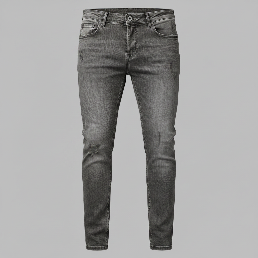 Calça Jeans Liam | Slim Fit Casual com Rasgos