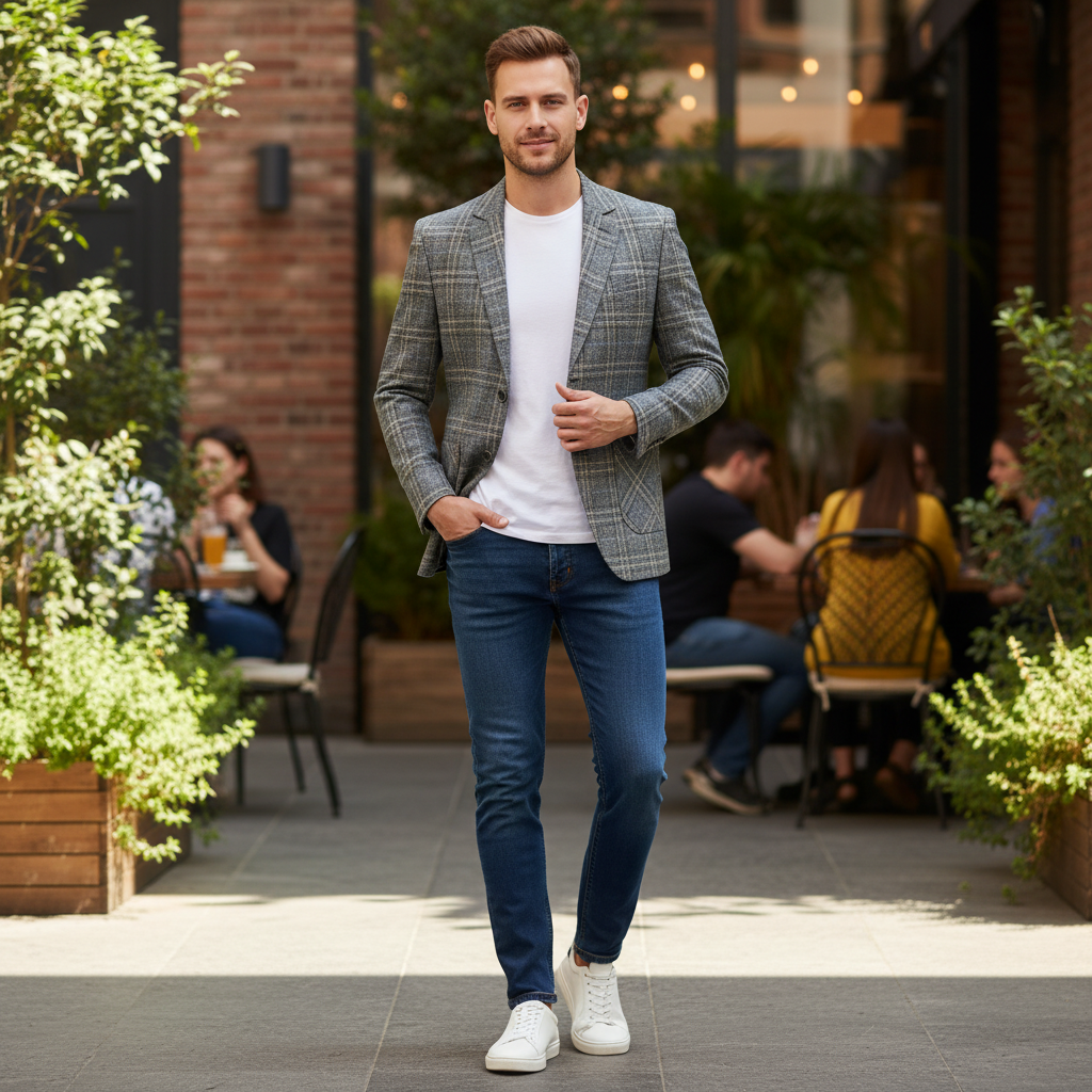 Blazer Slim Fit Masculino Leve | Blazer Para Homem Casual e Formal
