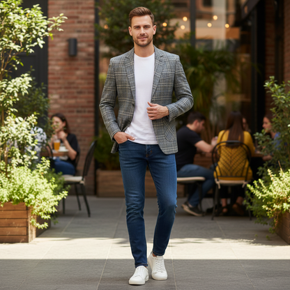 Blazer Slim Fit Masculino Leve | Blazer Para Homem Casual e Formal
