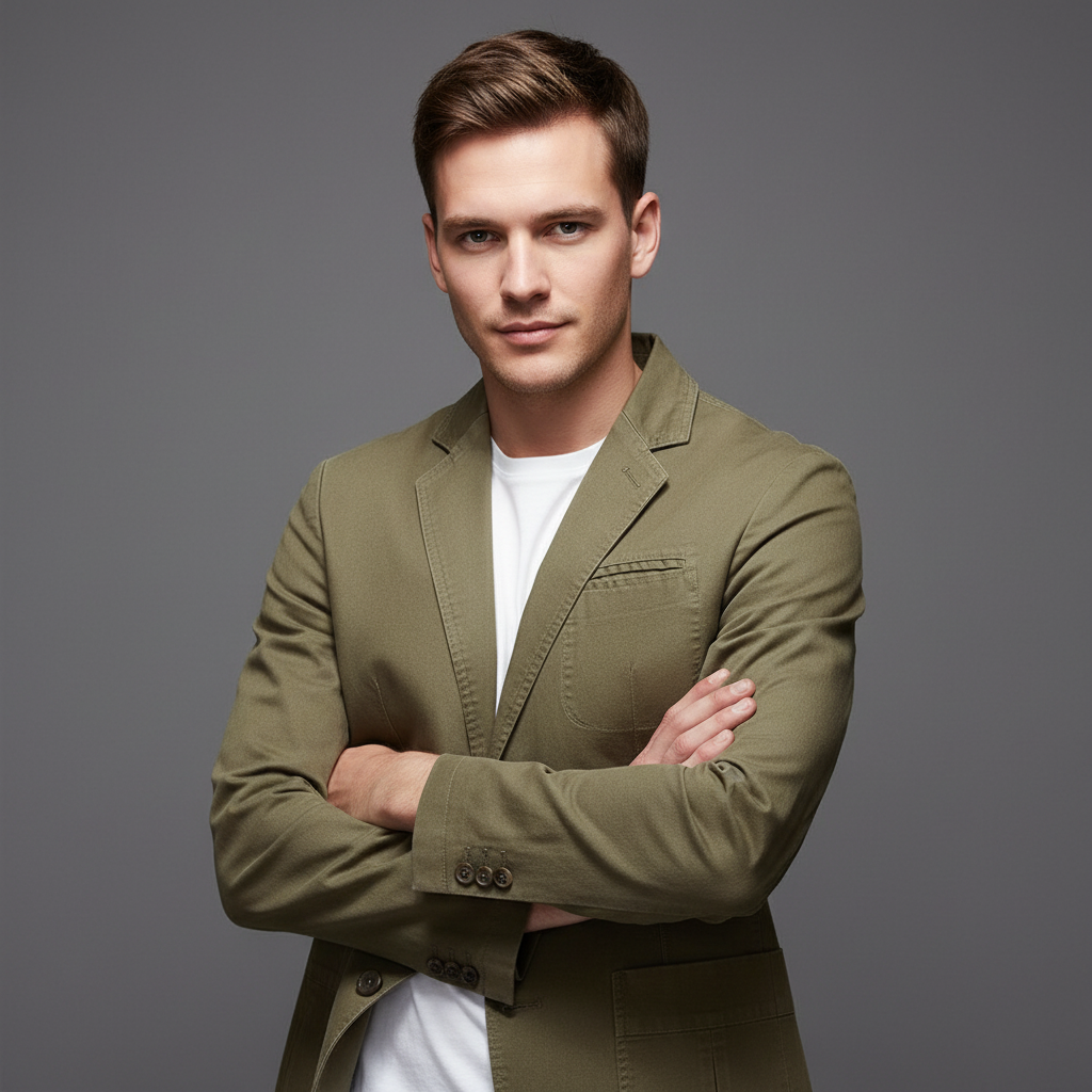 Blazer Para Homem Casual Leve | Estilo Refinado Diário
