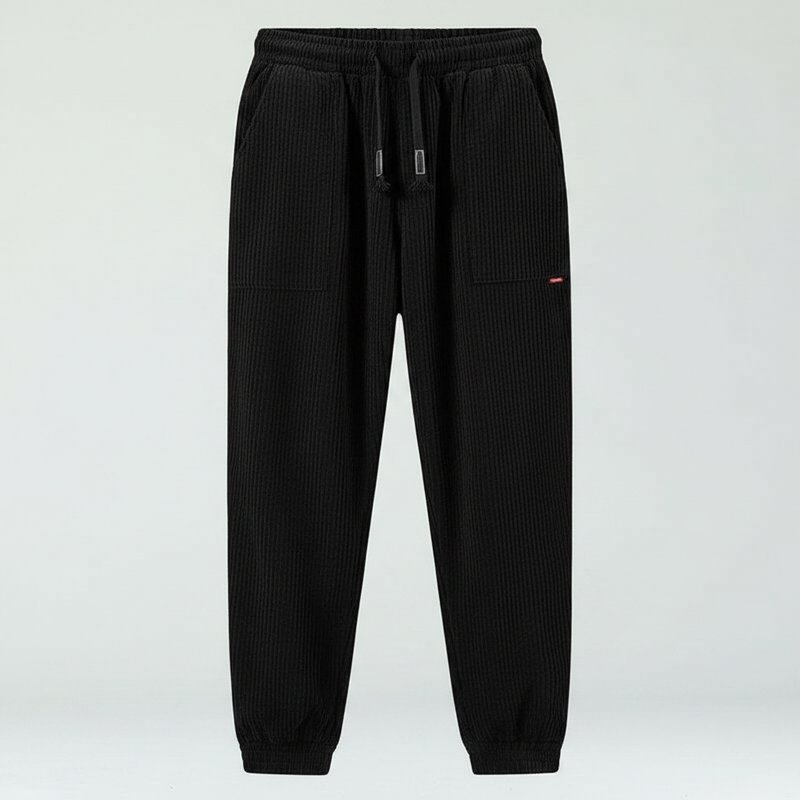 Calça Harem Masculina de Veludo Cotelê | Casual Elegante