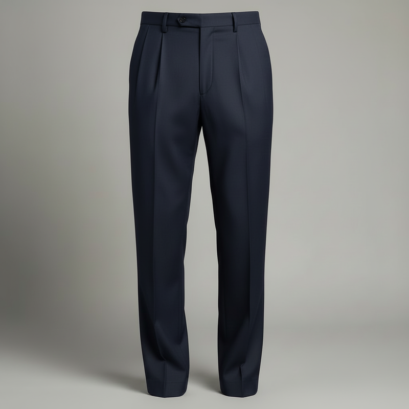 Calça Social Masculina | Corte Reto em Poliéster Durável