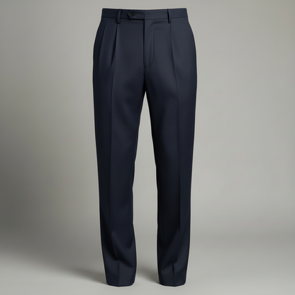 Calça Social Masculina | Corte Reto em Poliéster Durável