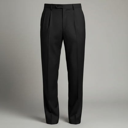 Calça Social Masculina | Corte Reto em Poliéster Durável