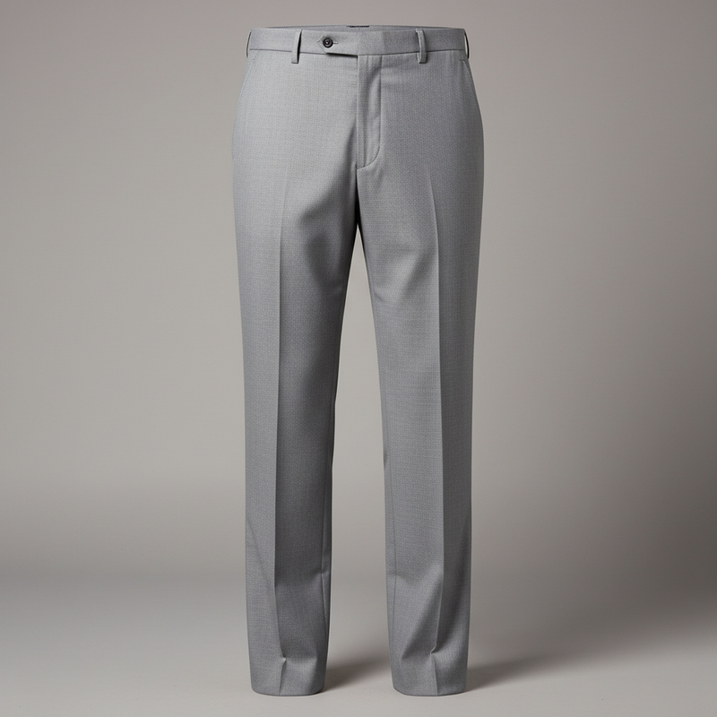 Calça Social Masculina | Corte Reto em Poliéster Durável