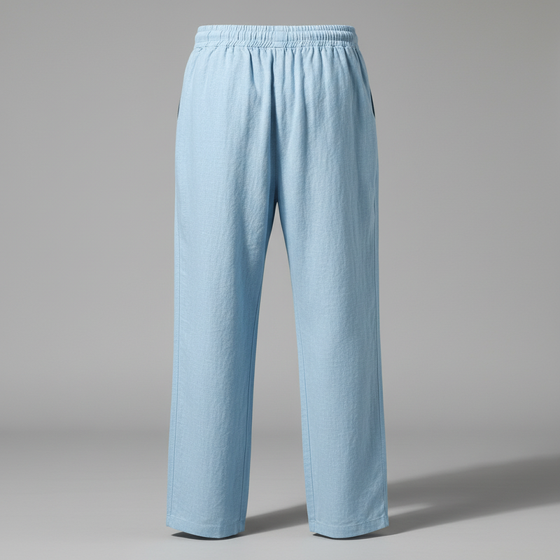 Calça de Linho Masculina | Estilo Clássico de Verão