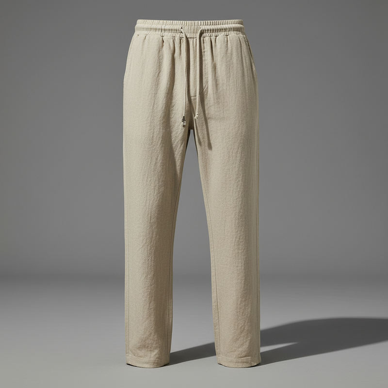 Calça de Linho Masculina | Estilo Clássico de Verão