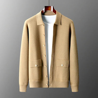 Cardigã Ronan de Tricô Denso | Suéter Masculino
