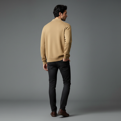 Cardigã Ronan de Tricô Denso | Suéter Masculino