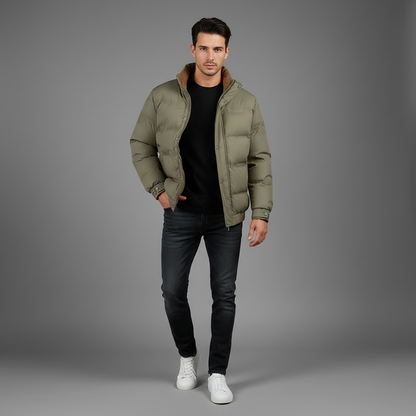 Casaco Masculino Moderno | Sobretudo Inverno Casual