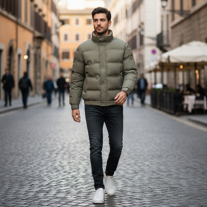Casaco Masculino Moderno | Sobretudo Inverno Casual