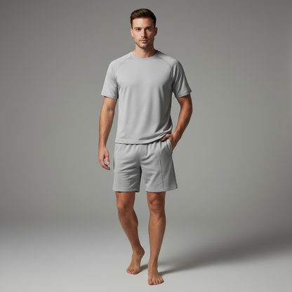 Conjunto Casual Masculino | Camisa e Shorts para Verão