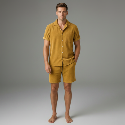 Harold | Conjunto Masculino Tweed 2 Peças Estiloso