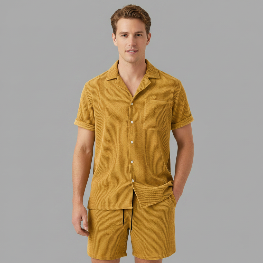 Harold | Conjunto Masculino Tweed 2 Peças Estiloso