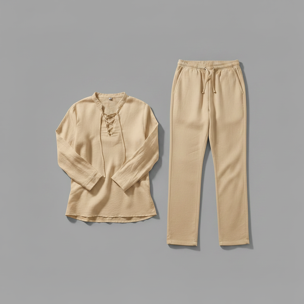Conjunto Milo | Roupa Masculina de Linho para Verão