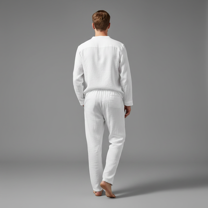 Conjunto Milo | Roupa Masculina de Linho para Verão