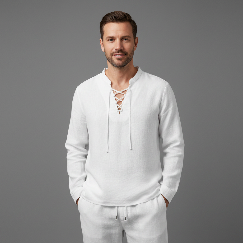 Conjunto Milo | Roupa Masculina de Linho para Verão