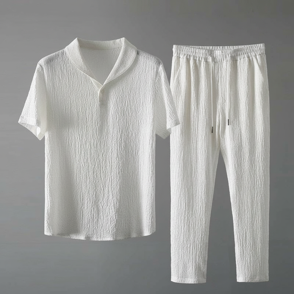 Lyno Conjunto Masculino Estiloso | Roupas Casuais Leves