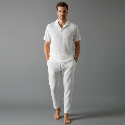 Lyno Conjunto Masculino Estiloso | Roupas Casuais Leves