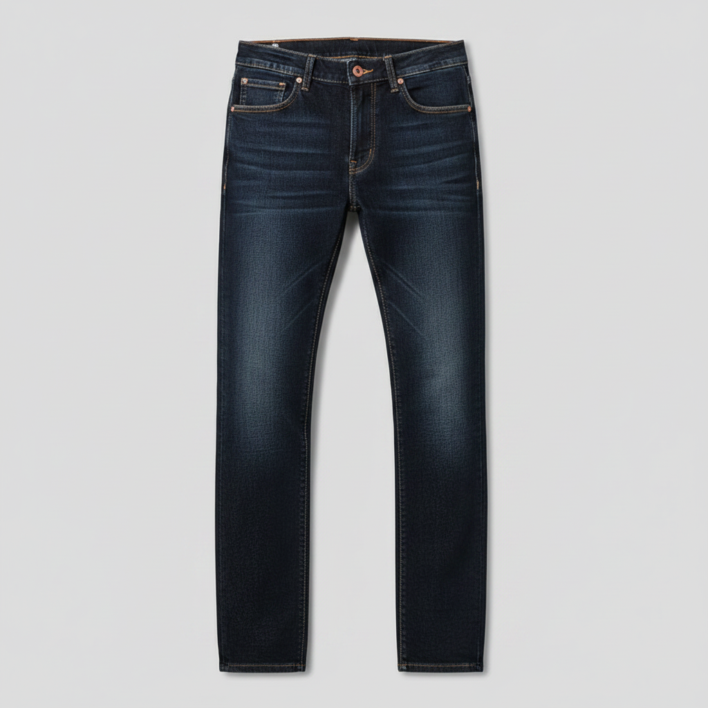 Calça Jeans Masculina Confortável | Denim Clássico