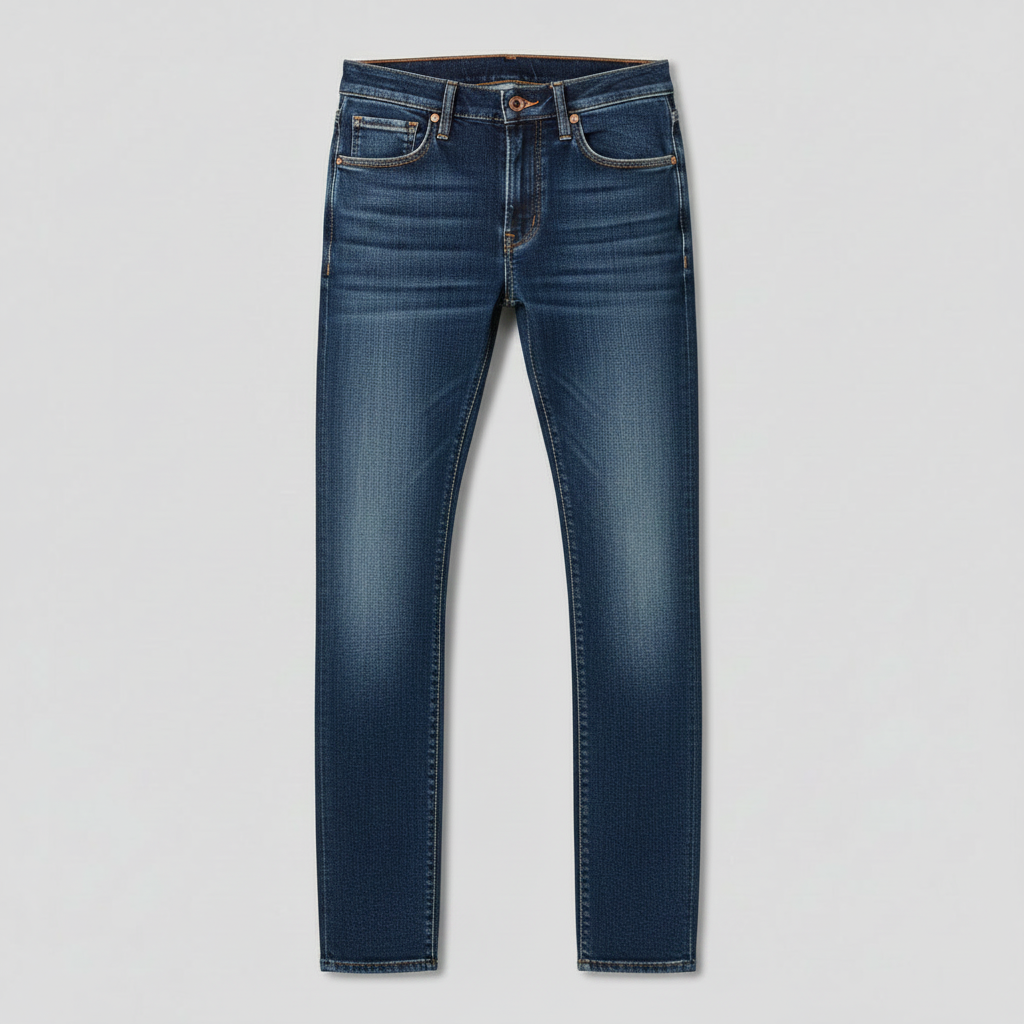 Calça Jeans Masculina Confortável | Denim Clássico