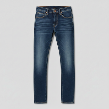 Calça Jeans Masculina Confortável | Denim Clássico