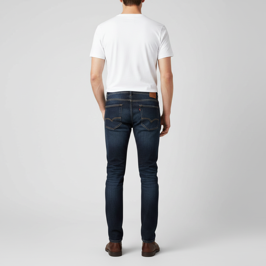 Calça Jeans Masculina Confortável | Denim Clássico