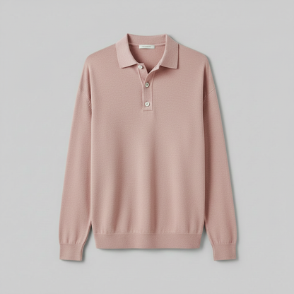 Camisa Polo Manga Longa Masculina | Camisa Casual para Homem