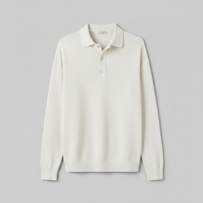Camisa Polo Manga Longa Masculina | Camisa Casual para Homem