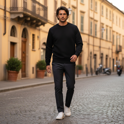 Suéter Hampton | Suéter Masculino de Algodão Básico